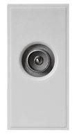 MW700/M - Single Male IEC Module White