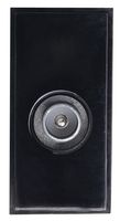 MW700/MB - Single Male IEC Module Black
