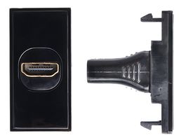 MW762B - HDMI to HDMI Straight Module Black