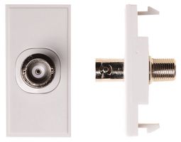 MW766 - BNC to F-Type Connector Module White