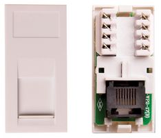 MW764 - RJ45 Cat6 Module White
