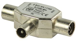 CSGP40951ME - Coaxial T Splitter - Male to 2x Female