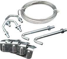 K7F - Large Aerial Chimney Fixing Repair Kit with 2.5" V Bolts for Masts up to 2" O/D