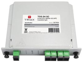 307904 - PLC Splitter, 2-Way, TOS 04 SC