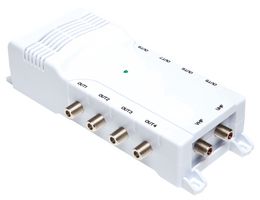 DA280/48 - 75 Series F-Type Distribution Amplifier, 2 In/8 Out