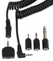 CBBR0704 - 3.5mm Headphone Extension Lead Kit, 6m Black