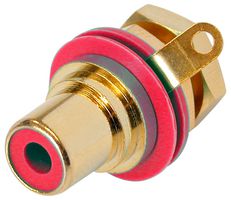 NYS367-2 - Phono Socket, Chassis, Red