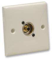 F267ZF - AV Wallplate with 1x Phono NF2D-0 Female Connector