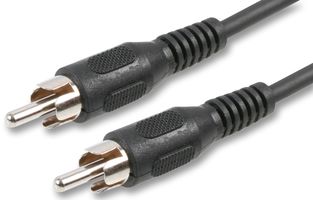 PSG00120 - Phono (RCA) Male to Male Lead, 1.2m Black