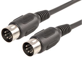 PSG00910 - 5 Pin 180 Degree DIN Plug to Plug Lead, 3m