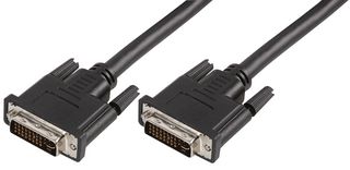 PSG00975 - DVI-D Dual Link Male to Male Lead, 2m Black