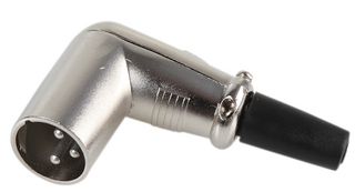PSG01476 - Plug, XLR, 90 Degree, 3 Pole