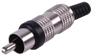 PSG01641 - Phono Plug, Metal, Black