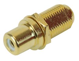 PSG02058 - Adaptor, Phono Socket to F Socket, Gold