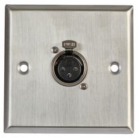 PSG08152 - AV Wallplate with 1 x 3 Pin Female XLR Socket
