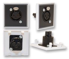 EP-XLR50-3F - 3-Pin XLR Socket Module 50mm with Screw Terminals