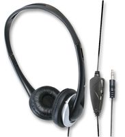 PSG03400 - On-Ear Headphones with Volume Control 6m Lead