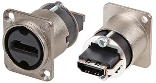 NAHDMI-W - HDMI Socket, D Type Housing, Silver
