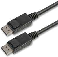 PSG03558 - DisplayPort Male to Male Lead, 1.5m Black - Lockable