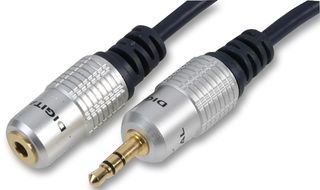 PSG03658 - 3.5mm Stereo Jack Plug to Socket Lead, 500mm Blue