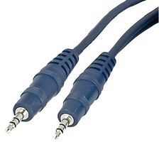 FL453 - 3.5mm Stereo Jack to Jack Stage Lead, 3m Blue