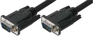 26-0030MM - Fully Wired 15 Pin SVGA Male to Male Monitor Lead, 3m Black