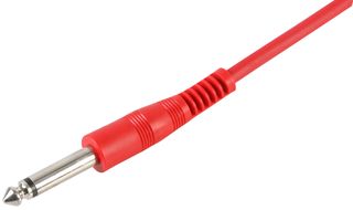 PLS00401 - 6.35mm (1/4") Mono Jack to Jack Guitar Lead, 6m Red