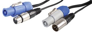 PLS000509 - 10m Neutrik Powercon + 3 Pin XLR Link / Extension Lead