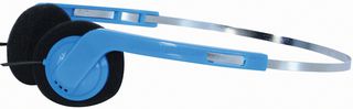 PSG08466 - Classic 80s-Style Stereo Headphones - Blue