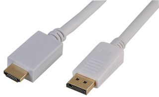 PSG04051 - DisplayPort Male to HDMI Male Lead, 1m White