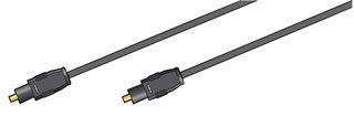 112.200UK - TOSLink Optical Audio Lead Male to Male, 1m Black