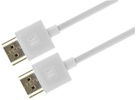C-HM/HM/PICO/WH-10 - High Speed 4K UHD HDMI Lead with Ethernet, Ultra Slim Flexible Lead, 3m White