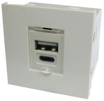 USBTC132 - Conec2 USB-C & USB-A Dual Output Snap-In Charger Module