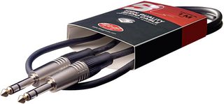 SAC1PSDL - 6.35mm (1/4") Jack Lead Male to Male, 1m Black