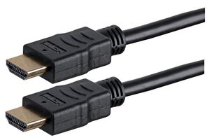 PSG91314 - High Speed 4K UHD HDMI Lead, Male to Male, Gold Plated, 1m Black