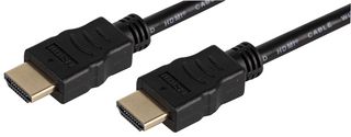 PSG91342 - High Speed 4K UHD HDMI Lead, Male to Male, Gold Connectors, 0.3m Black