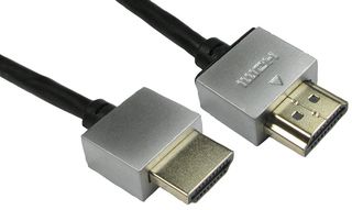 CDLHDFLEX-00BK - High Speed 4K UHD HDMI Lead with Ethernet, Male to Male, Super Slim, Gold Flashed Connectors, 0.5m Black