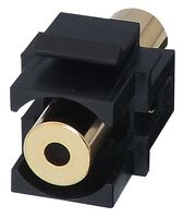 KC3.5BK - 3.5mm Audio Keystone Coupler, Black