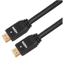 HHLA-25 - High Speed Active 4K HDMI Lead with Ethernet, Male to Male, 25m Black