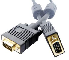 VPPP-10 - Premium 15 Pin VGA (D Sub) Male to Male Monitor Lead, 10m Black