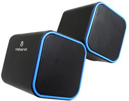 VB-702-BLUE - Diamond 2.0 USB Powered PC Speaker Set 2x 3W, Black / Blue