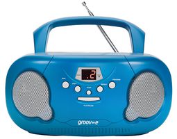 GV-PS733-BE - Original Boombox Portable CD/Radio Player, Blue