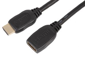 PSG3045-HDMI-3M - Premium High Speed 4K UHD HDMI Extension Lead with Ethernet, Male to Female, Gold Plated Connectors, 3m Black