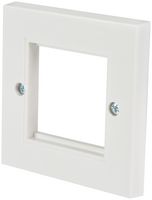 122.500UK - Single 1G Modular Wallplate Frame, White