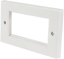 122.505UK - Double 2G Modular Wallplate Frame, White