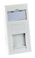 PSG3286 - Cat6 RJ45 Socket Wall Plate Module, 50x25mm