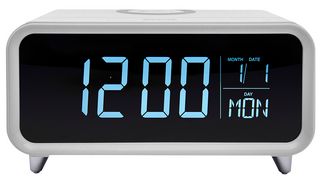GV-WC01-WE - Athena Alarm Clock with Wireless Charger, White