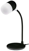 GV-WC02-BK - Apollo LED Desk Lamp with Wireless Charger & Bluetooth Speaker