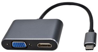 PSG3317 - USB-C to 4K HDMI and 1080p VGA 2-in-1 Video Adaptor,