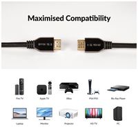 PSG3326-HDMI-2M - Ultra High Speed 8K 60Hz HDMI Lead with Ethernet, Gold Contacts, 2m
